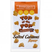 Pipoca de microondas sabor caramelo / Top of the Pop 100g
